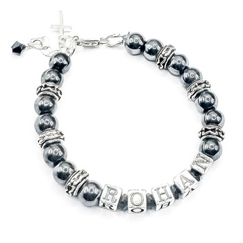 'Leap Of Faith' Boys Name Bracelet 'Leap Of Faith' Boys Name Bracelet