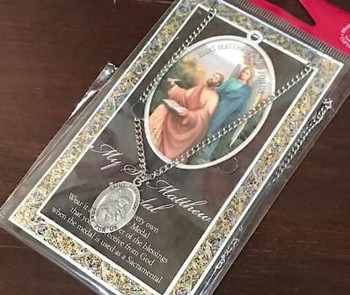  Saint Matthew Pewter Medal 