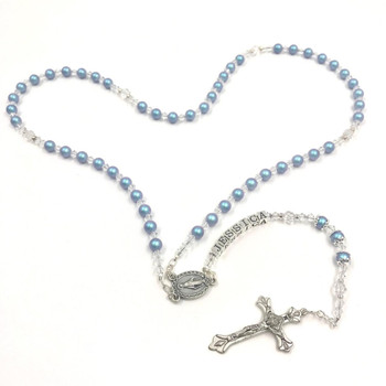 Crystal Faith Collection 'Shimmer' Personalised Swarovski Crystal Rosary Beads  Crystal Faith Collection 'Shimmer' Personalised Swarovski Crystal Rosary Beads