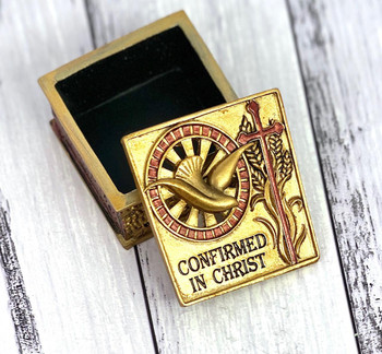 Keepsake Confirmation Trinket Box - Gift For Confirmation   Keepsake Confirmation Trinket Box - Gift For Confirmation