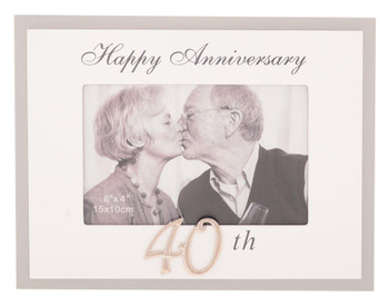40th Wedding Happy Anniversary Photo Frame   40th Wedding Happy Anniversary Photo Frame