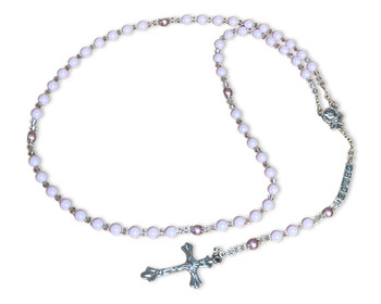  Swarovski  Personalised Rosary Beads - 'Rose' 