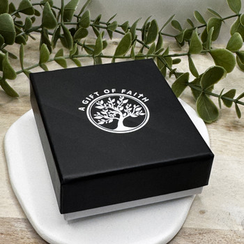 Stainless steel boys catholic jewellery with engraving
