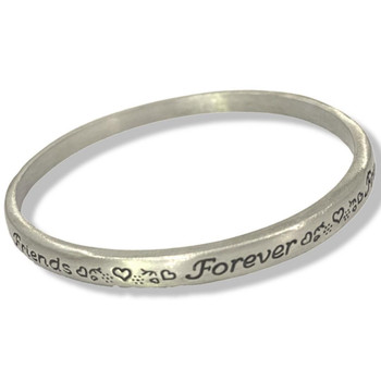  Friends Forever - Pewter bangle 