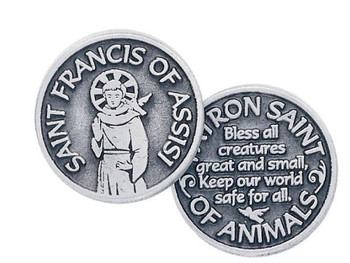  Pocket Token - Saint Francis of Assisi 