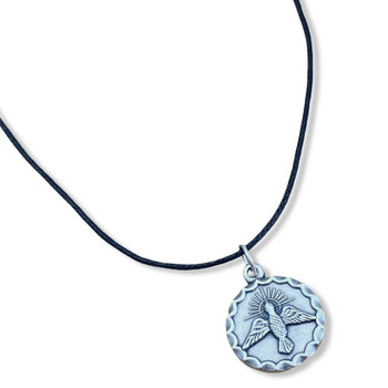 Boys Pewter Confirmation Medal - Engravable   Boys Pewter Confirmation Medal - Engravable