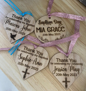  Personalised Christening and Baptism Bonbonniere 