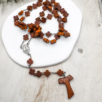 buy wooden rosary beads