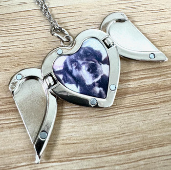  Angel Wing Photo Locket - Gift of Remembrance 