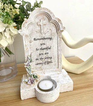  Inspirational Plaque Tealight Candle Memorial Gift 