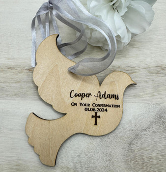 Personalised Hanging Dove   Personalised Hanging Dove