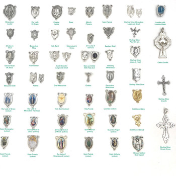 Crystal Faith Collection Personalised Swarovski Crystal and Freshwater Pearl Rosary Beads 