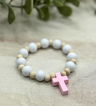  Personalised Confirmation Wooden One Decade Rosary Beads 