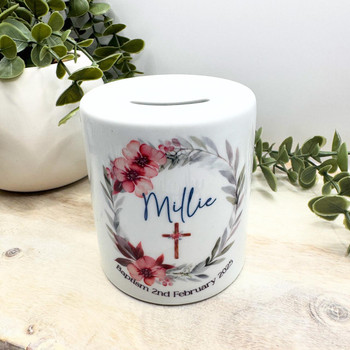  Personalised Ceramic Money Box - Christening Gifts Australia 