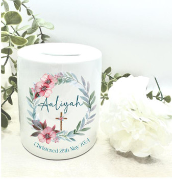  Personalised Ceramic Money Box - Christening Gifts Australia 