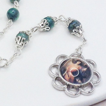  Chrysocolla Chaplet Of Saint Raphael The Archangel 