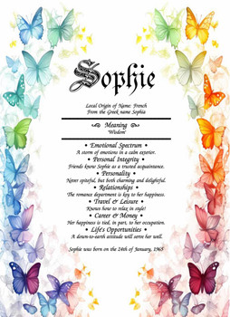 Name Meaning Certificate - 26 Designs - Perfect Christening or Baptism Gift   Name Meaning Certificate - 26 Designs - Perfect Christening or Baptism Gift