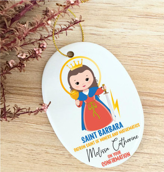  Personalised Patron Saint Hanging Plaque 