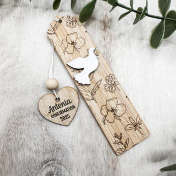  Personalised Floral Bookmark - 3 designs 