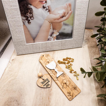  Personalised Floral Bookmark - 3 designs 