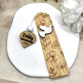  Personalised Floral Bookmark - 3 designs 