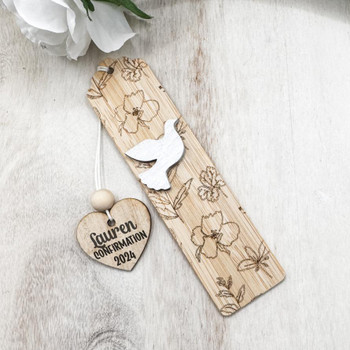  Personalised Floral Bookmark - 3 designs 