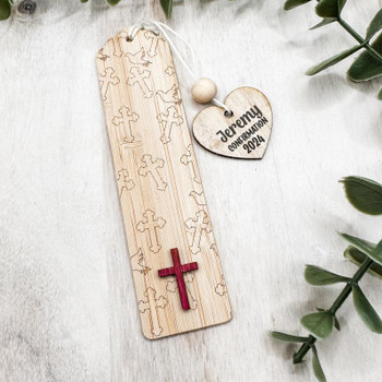 Personalised Cross Bookmark - 3 designs 