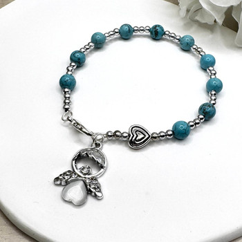  Turquoise One Decade Rosary Bracelet 