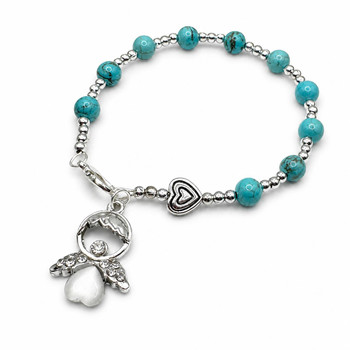  Turquoise One Decade Rosary Bracelet 