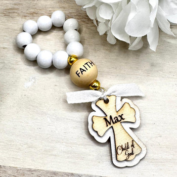  Children's Personalised Christening Rosary 