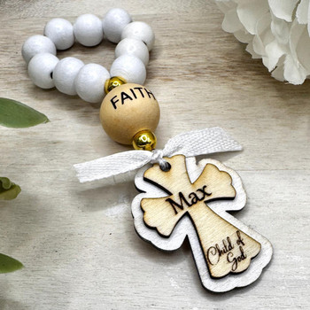  Children's Personalised Baptism Rosary 