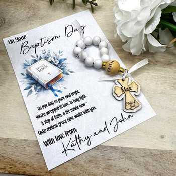  Children's Personalised Baptism Rosary 