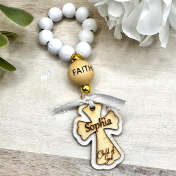  Children's Personalised Baptism Rosary 