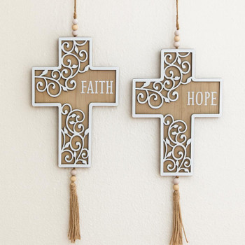  Hanging Flourish Cross 