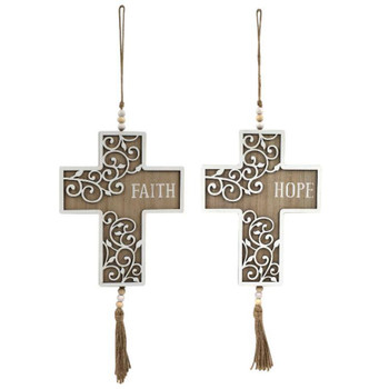  Hanging Flourish Cross 