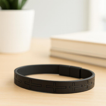  Boys Leather Cross Band 