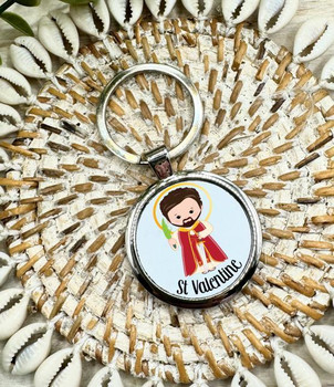  Personalised Saint Keyring - Personalised Gift for Graduation - Schools 