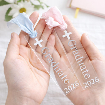  Personalised Graduation Bookmark with Cross – School Bulk Gift 