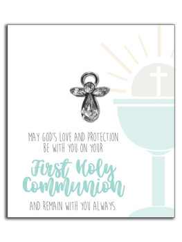  Always With You Angel Brooch – First Holy Communion Gift 