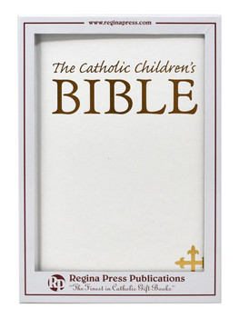  Personalised Catholic Children's Bible - White or Red 