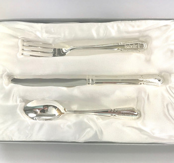 silver-plated cutlery set