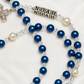  Personalised Swarovski Rosary Beads ✝ Catholic Crystal Rosary for Special Occasions 