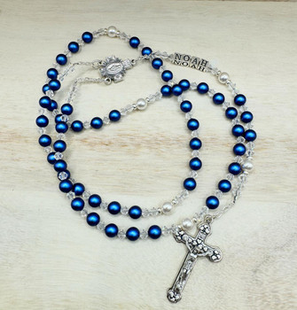  Personalised Swarovski Rosary Beads ✝ Catholic Crystal Rosary for Special Occasions 