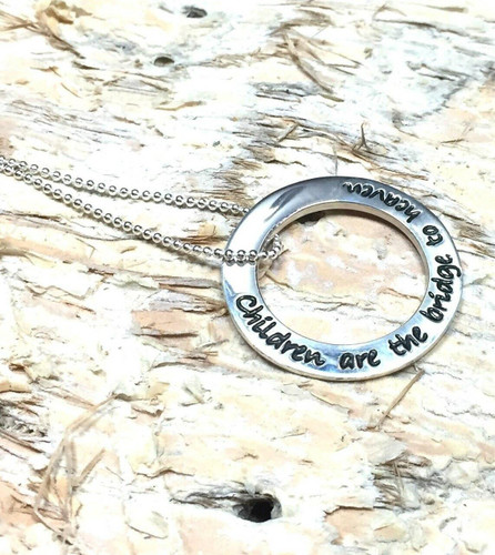  Poetic Pieces Pendant - Children Are The Bridge To Heaven 