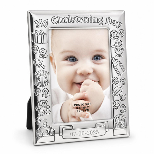  Silver-plated Photo Frame - Christening Day 
