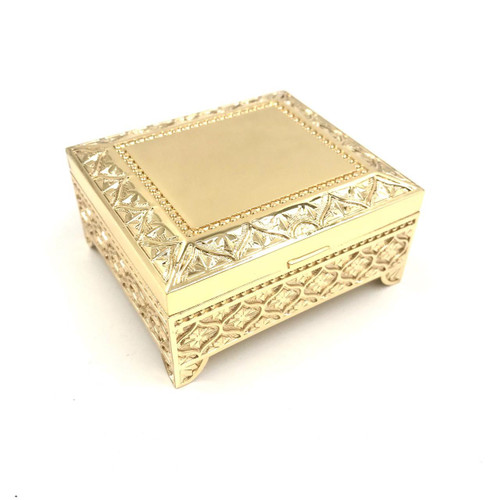  Gold-toned Trinket Box - personalisation included 