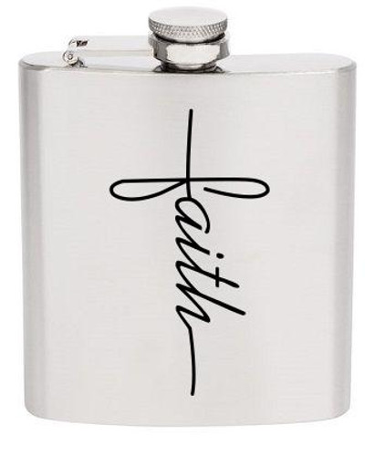 Stainless Steel Flask - Faith   Stainless Steel Flask - Faith
