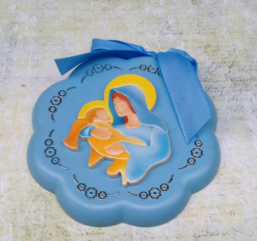 Mother and Child Cot Medallion - 2 colour choices