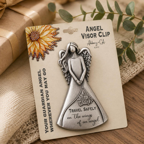  Guardian Angel Car Visor Clip | Travel Safely on the Wings of an Angel 