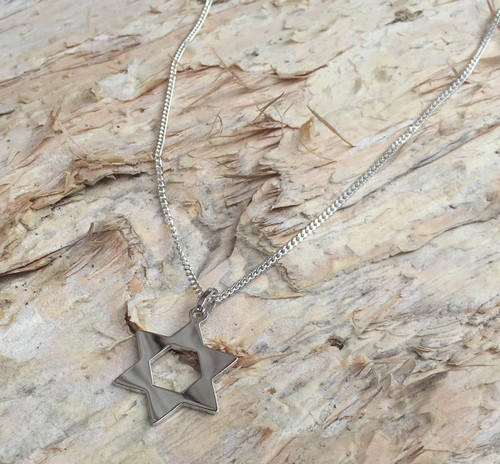  Sterling Silver 'Creators Star' Pendant 